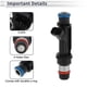 thumbnail image 3 of Inyector de combustible para Chevrolet Trailblazer 4.2 02-07 Boquilla de combustible de coincidencia de flujo No. 25313185 1 Pc, 3 of 7