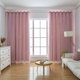 thumbnail image 3 of (1.5 m wide * 2.7 m high) 2 pcs pink curtains for girls bedroom/children's room, moon and star h, 3 of 5