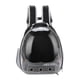 thumbnail image 4 of Mochila para gatos Space Capsule, transparente, con burbujas, para perros y gatos pequeños, color negro, 4 of 14