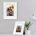 thumbnail image 7 of FungYuan 2PACK 8x10 Wood Picture Frame , Display Photo 8x10 Matted to 5x7 Wall Frame, White, 7 of 7