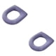 thumbnail image 3 of Cubierta de asiento de inodoro Naiovety Cojín universal antideslizante Azul Tipo 1 2Conjunto, 3 of 6