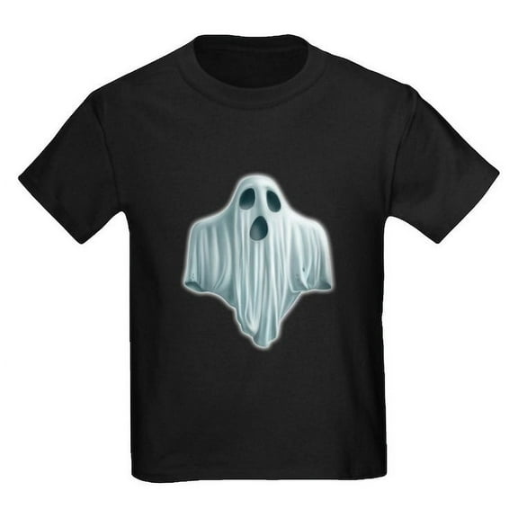 CafePress - PD Moreno's Halloween Ghost Kids T Shirt - Dark T-Shirt Kids XS-XL