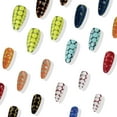 thumbnail image 4 of Short Almond Nails Tips Fake Nails Glues On Nails On Nails Press On Nails Artificial False Nails for Womens Girls, 4 of 8
