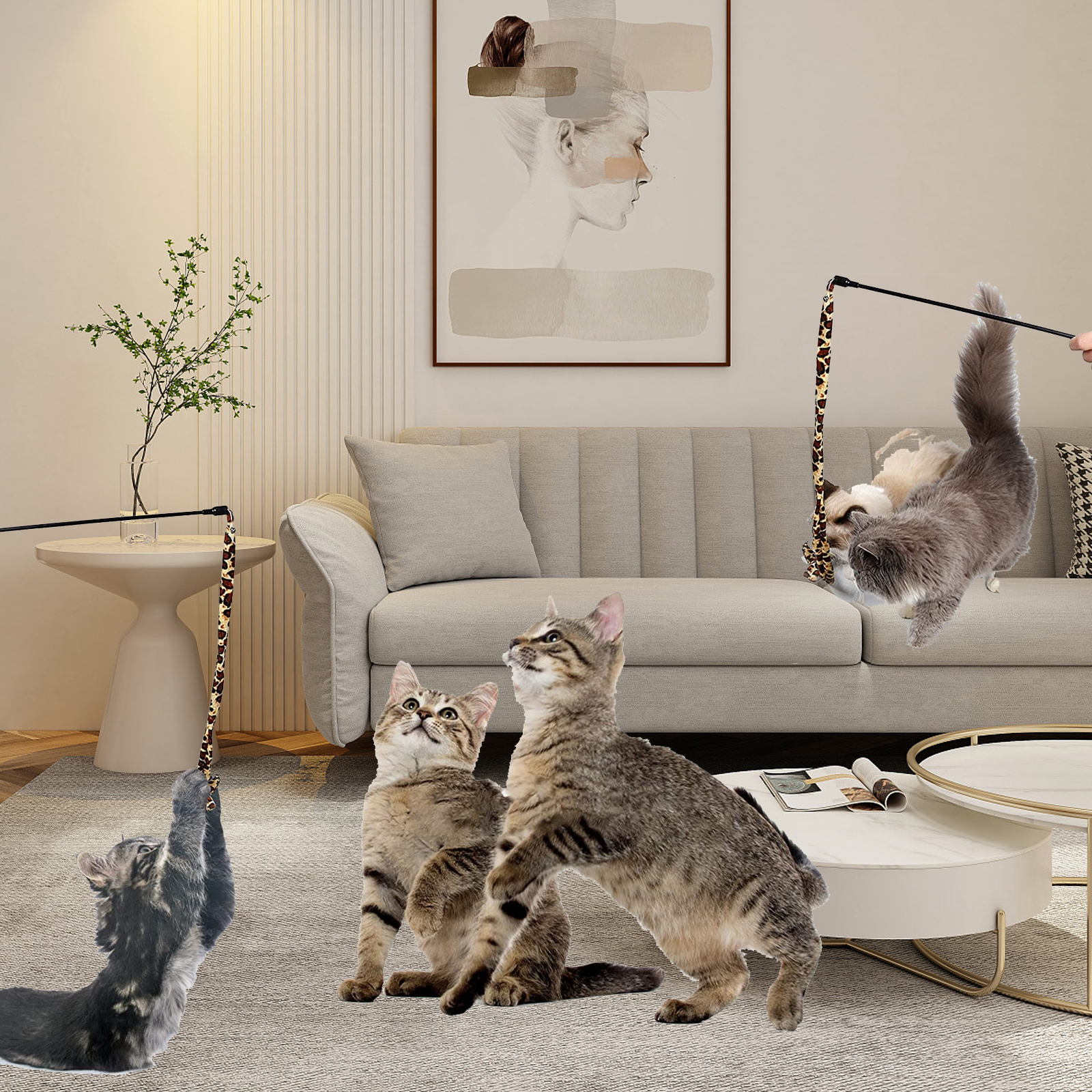 Semfri 21-Piece Cat Toy Assortment Set photo 3
