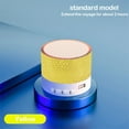 thumbnail image 5 of Bluetooth Speaker Under $5! Yannianjz Small Crack Bluetooth Speaker, Portable Wireless Speaker with Colorful Lights, 5W Subwoofer, Bluetooth 5.0 for Outdoor, Indoor, Home, Desktop, Travel, Party, 5 of 9