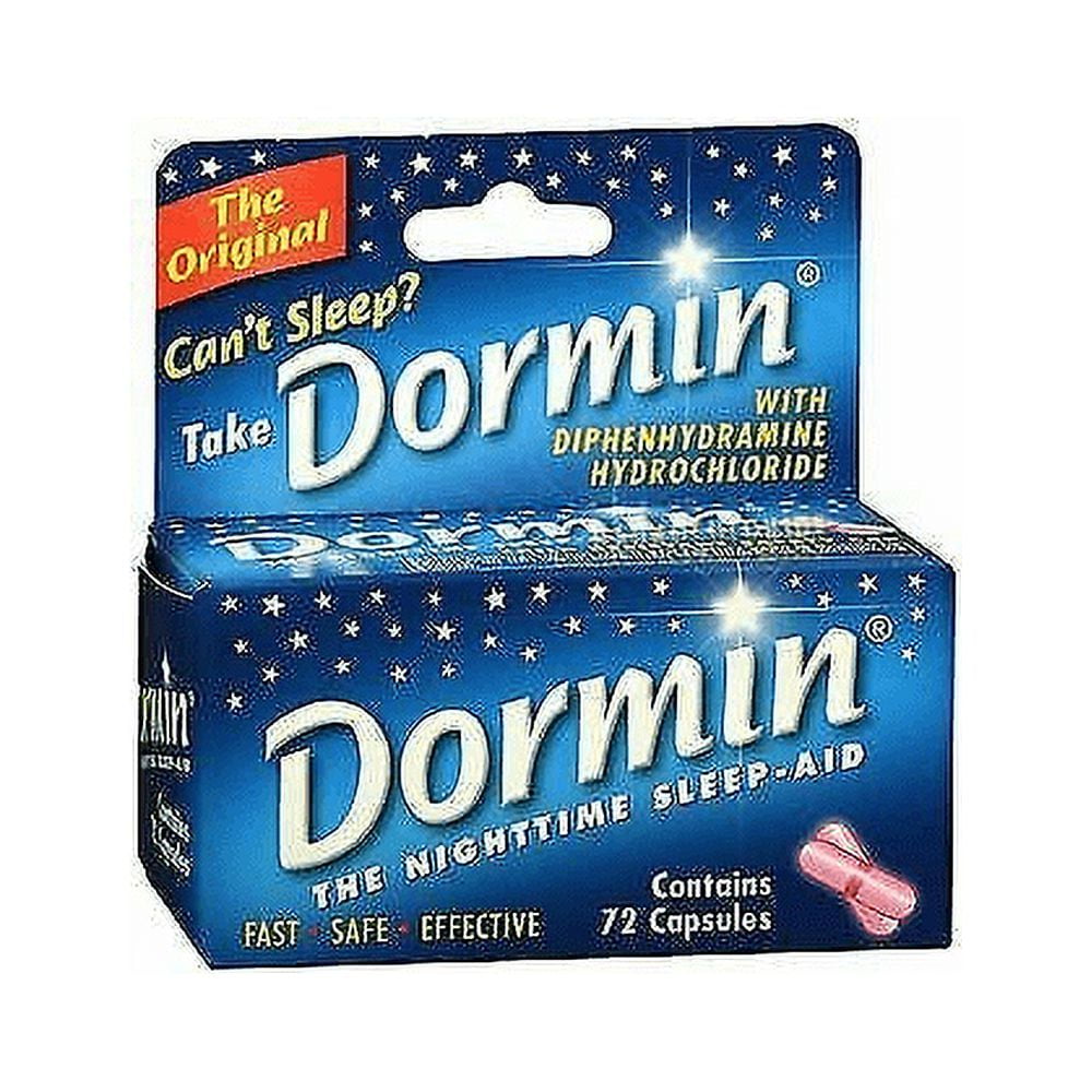 Dormin The Night Time Sleep Aid Fast Dissolving Safe Effective 72ct, 4-Pack