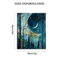thumbnail image 3 of LHONGY Dark Forest Canvas Wall Art, Forest Pictures Wall Decor, Moon Pictures Wall Decor, Vintage Botanical Wall Art, Dark Academia Wall Art, Farmhouse 12x16 in, 3 of 5