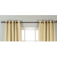 thumbnail image 2 of Olive Green Ring Top Matka Raw Silk Curtain / Drape  - 80W x 108L - Piece, 2 of 2