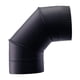 thumbnail image 4 of Conector de tubo de codo de estufa de 90 degree, adaptador de conducto de humos negro, resistente al óxido, para extensión de chimenea, de acero inoxidable Identificación 20cm, 4 of 8