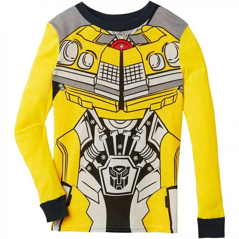 Generic Boys Transformers Bumblebee and Optimus Prime 4pc Cotton Pajamas 6