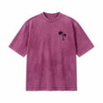 thumbnail image 5 of Oversized Tshirts for Men Summer Short Sleeve Crewneck Drop Shoulder Vintage Washed Distressed T-Shirts Beach Shirt, 5 of 5