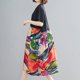 thumbnail image 5 of Vestido suelto vintage para mujer, vestido midi boho de cintura alta para vacaciones Irfora Vestido de mujer, 5 of 7