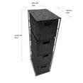 thumbnail image 2 of hometrends Metal Frame Storage Unit with 4 Paper Rope Drawers, 2 of 2
