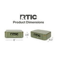 thumbnail image 4 of RTIC Day Packer Lunch Container, Leak-Proof, Microwave-Safe Bento Container, Camper Green, 4 of 7