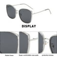 thumbnail image 3 of Large-Frame Sunglasses, Fashion Personality, Trendy Sunglasses, Made Of Pc And Metal-Style:Style4;, 3 of 5