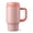 Pink, variant on SURFVEN 24oz Double Wall Stainless Steel Insulated Tumbler with Handle and 2-in-1 Lid, Raspberry Pink