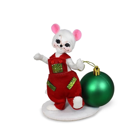 Annalee Yuletide Ornament Mouse, 5in Collectible Figurine