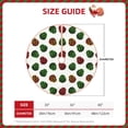 thumbnail image 2 of Haiem Colorful Autumn Pinecones Pattern Christmas Tree Skirt Merry Christmas Party Christmas Tree Decoration,New Year Decorations-48", 2 of 6