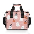 thumbnail image 7 of FORMRS Insulated Cooler Bag 24 Cans Capacity Soft Leakproof Lunch Box with Side Pockets, Pink Cartoon Halloween, 7 of 7