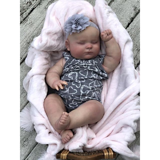 1 Pc 20 Inch Joseph Reborn Doll Handmade 3D Painted Newborn Baby Doll For Children Gifts Cloth Body(genderless)(Some parts Send Random)
