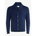 thumbnail image 6 of Free Assembly Men's Shawl Collar Cardigan Sweater, Sizes XS-3XL, 6 of 6