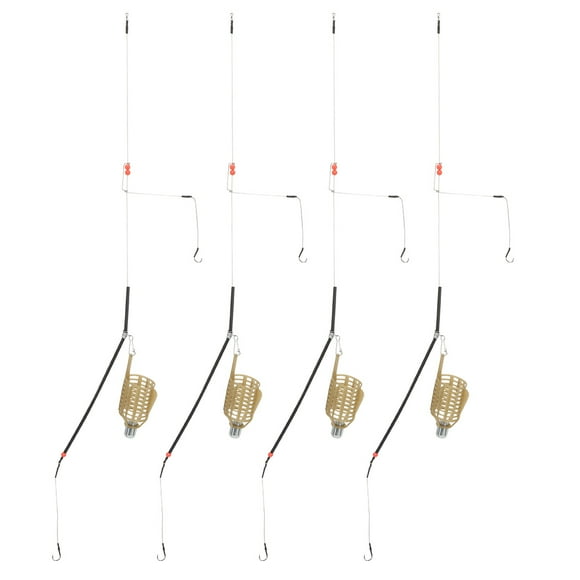 Fishing Tackle Accessories, Portable Fishing Bait Cage, Lightweight Fishing Bait Trap Basket, For Wild Fishing Fishing Lover 40g 4PCS
