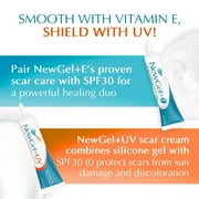 NewGel+ UV by MyNewGel Silicone Scar Gel + SPF30, Sun Protection & Scar Care, 15 g