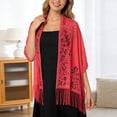 thumbnail image 4 of Timeless Lace Shawl Wrap for Elegant Occasions | Versatile Evening Accessory for Bridesmaids and Guests, 4 of 5