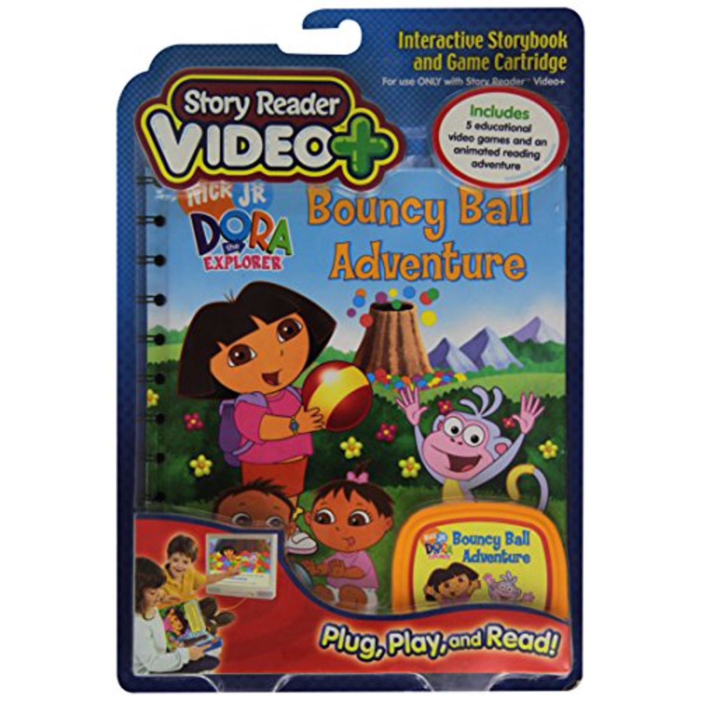 Story Reader Video & Dora Bouncy Ball Adventure Book