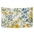 thumbnail image 6 of Yayeee Tapestry Wall Hanging for Bedroom 60" x 40" Living Room Home Wall Art Decor, Yellow Floral, 6 of 7