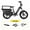 Black(Ebike+Children's Seat+Running Board+Backseat Cushion), variant on HOVSCO HovCart Peak 1300W Electric Bicycle, 28mph E Cargo Bike, 20" x 3" E Mountain Bike for Adults, 48V/15AH UL2849