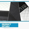 thumbnail image 3 of 2 PCS Bling Car Seat Belt Cover Pad, Breathable Leather Seat Belt Covers for Cars, Soft Comfortable Seat Belt Shoulder Strap Covers, Rhinestone Auto Seat Belt Protector Cushion, White, 3 of 12