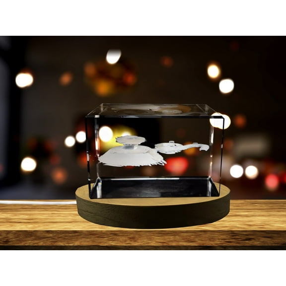 Niterói Contemporary Art Museum 3D Engraved Crystal Keepsake Souvenir