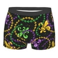 thumbnail image 5 of Uemuo Mardi Gras6 Pattern Men's Boxer Briefs,Trunk Anti-Chafing,Comfortable, Durable, and Stylish Underwear-, 5 of 9