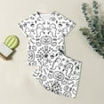 thumbnail image 1 of Girls Printed Pajama Set Cozy Round Neck Two Piece Sleepwear For Everyday Lounging And Comfort, 1 of 6