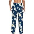 thumbnail image 3 of Xecao Daisies Flowers Men's Straight Lounge Pajama Pants: The Ultimate in Comfortable Sleepwear, 3 of 9