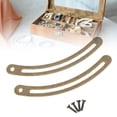 thumbnail image 4 of Vintage Copper Lid Hinge Set, Cabinet Support Hinges Door Folding Lid Support Hinge Friction Assisted Lid Support Soft Close Lid Support Arc Support Stay Hinges, 4 of 7