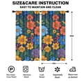 thumbnail image 2 of Blackout Kids Curtains,Pioneer Flower Childrens Insulated Curtains Set Of 2,Bedroom Essentials,Toddler Room Decor 42x84in(106x213cm), 2 of 4