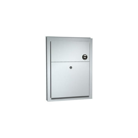 American Specialties Partition Mounted Dual Access Napkin Disposal
