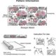 thumbnail image 3 of Floral Wallpaper Peel And Stick Watercolor Cactus Self Adhesive Prepasted Decorative 17.7"x 9.8ft (shikai) 26s, 3 of 4