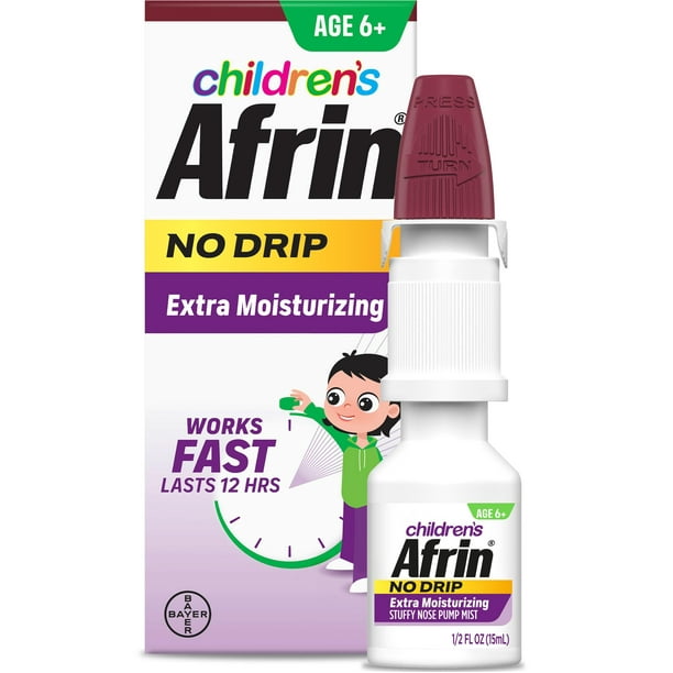 Children's Afrin No Drip Extra Moisturizing 12 Hour Stuffy Nose Nasal