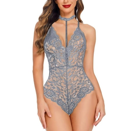 Yuhangmm 2024 Women s Embroidery See Through Binding Hollow Three Point Underwear Women Lingerie Underwear Womens Lingerie Sexy Corset Set