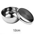 thumbnail image 1 of BUYISI Stainless Steel Cover Bowl Single Layer Steamed Rice Bowls Kitchen Steamed Rice Bowl Children Anti-Scalding Kitchen Tableware ﻿ 12cm, 1 of 8