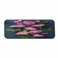 thumbnail image 1 of Romantic Computer Mouse Pad, Vertical Image of Roses and Leaves on Branches, Rectangle Non-Slip Rubber Mousepad Large, 31" x 12" Gaming Size, Pink Night Blue Green, by Ambesonne, 1 of 2