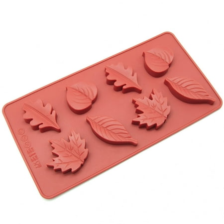 - Freshware 8-Cavity Maple Leaves Silicone Mold for Chocolate, Candy and Gummy, CB-600RD