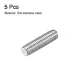 thumbnail image 2 of Unique Bargains M8 x 30mm Tige en Acier Inoxydable 304 Entièrement Filetée Filetage à Droite Lot de 5, 2 of 4