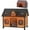 Brown with Insulated Liner, variant on Aivituvin Dog House with Insulated Liner Anti-Chewing Metal Frame Design