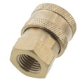 thumbnail image 2 of 1/4" FPT Female Brass Socket Quick Connect Coupler for Pressure Washer Nozzle, 2 of 2