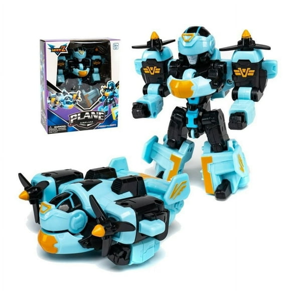 15cm Robot Transformer Toy Various Style Fast Fighter Aircraft Tractor Tank Train Cartoon Model Toy Collectible Children Robot Transforming Vehicles T