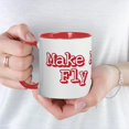 thumbnail image 5 of CafePress - Make America Fly Again - 11 oz Ceramic Mug - Novelty Coffee Tea Cup, 5 of 6